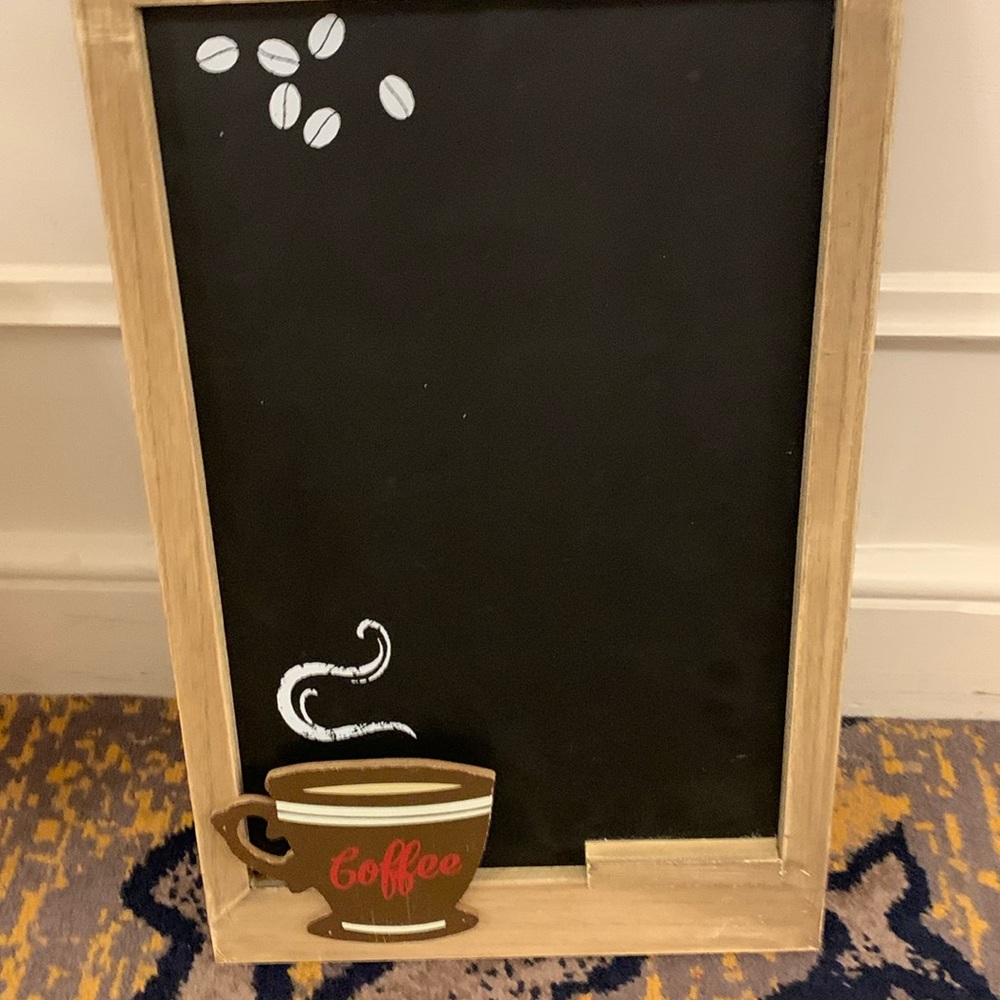 Coffee theme chalkboard
